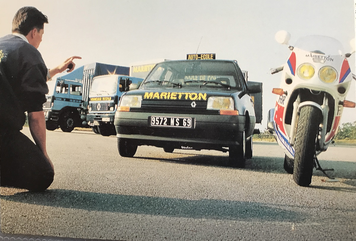 vielle voiture auto ecole marietton